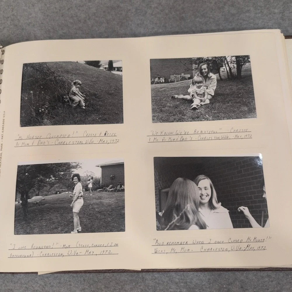 Vtg 1972-1973 Charleston WV Harrington Family Album USAF Col Patricia Harrington - Picture 7 of 16